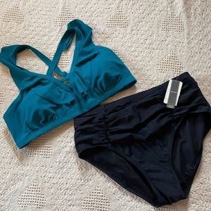 Adorable high waisted bikini set 👙
